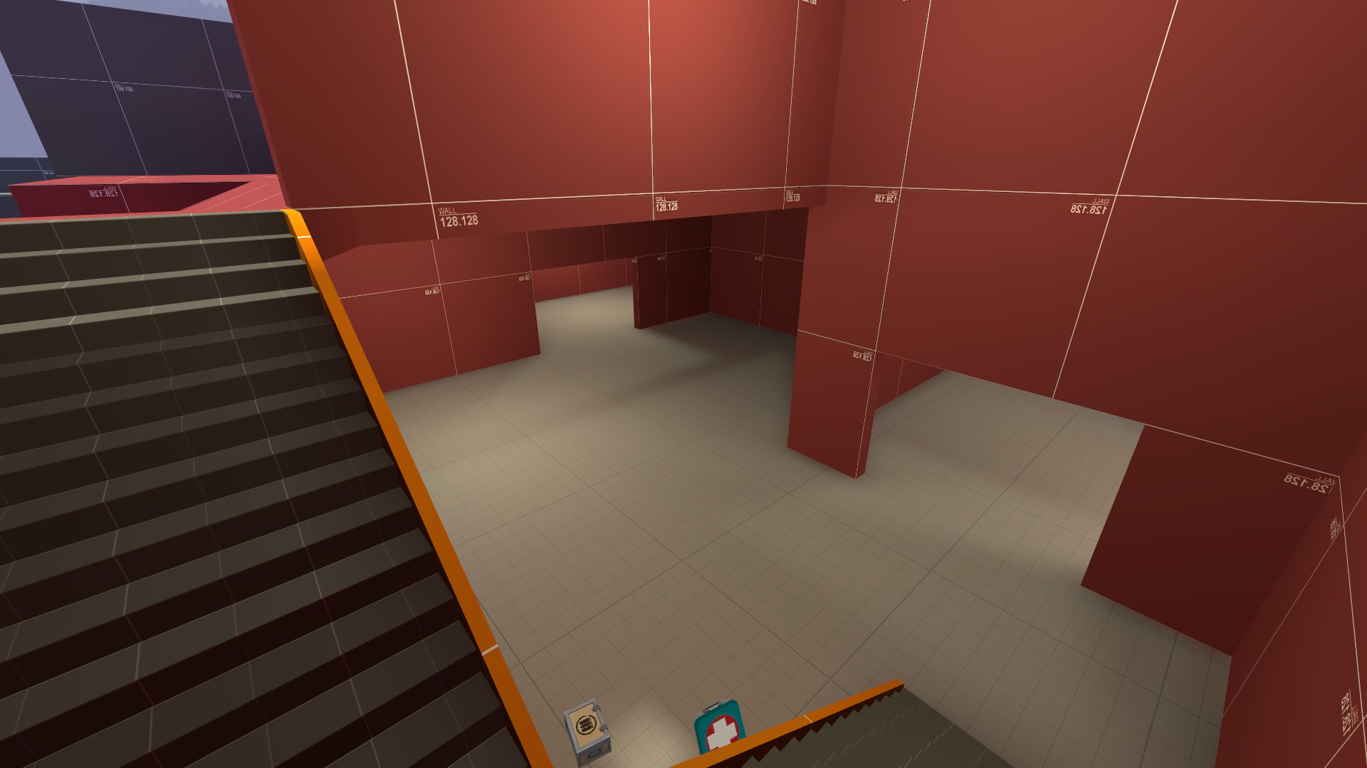 building interior after